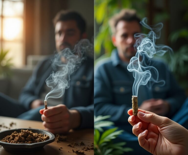 Passivrauchen von Cannabis: THC, Drogentest und Risiko [Bildinhalt mit KI erstellt]