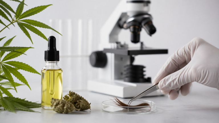 Ist CBD in Haaren nachweisbar? [Bildinhalt mit KI erstellt]